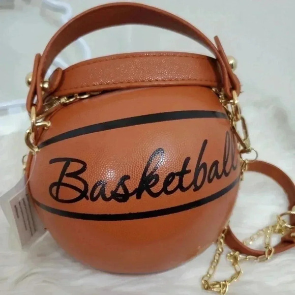 Nwt! MINI BASKETBALL BALL NOVELTY BAG - Picture 9 of 9